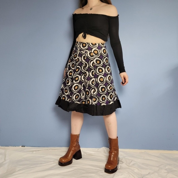 Hobbs purple midi skirt - Picture 6 of 8